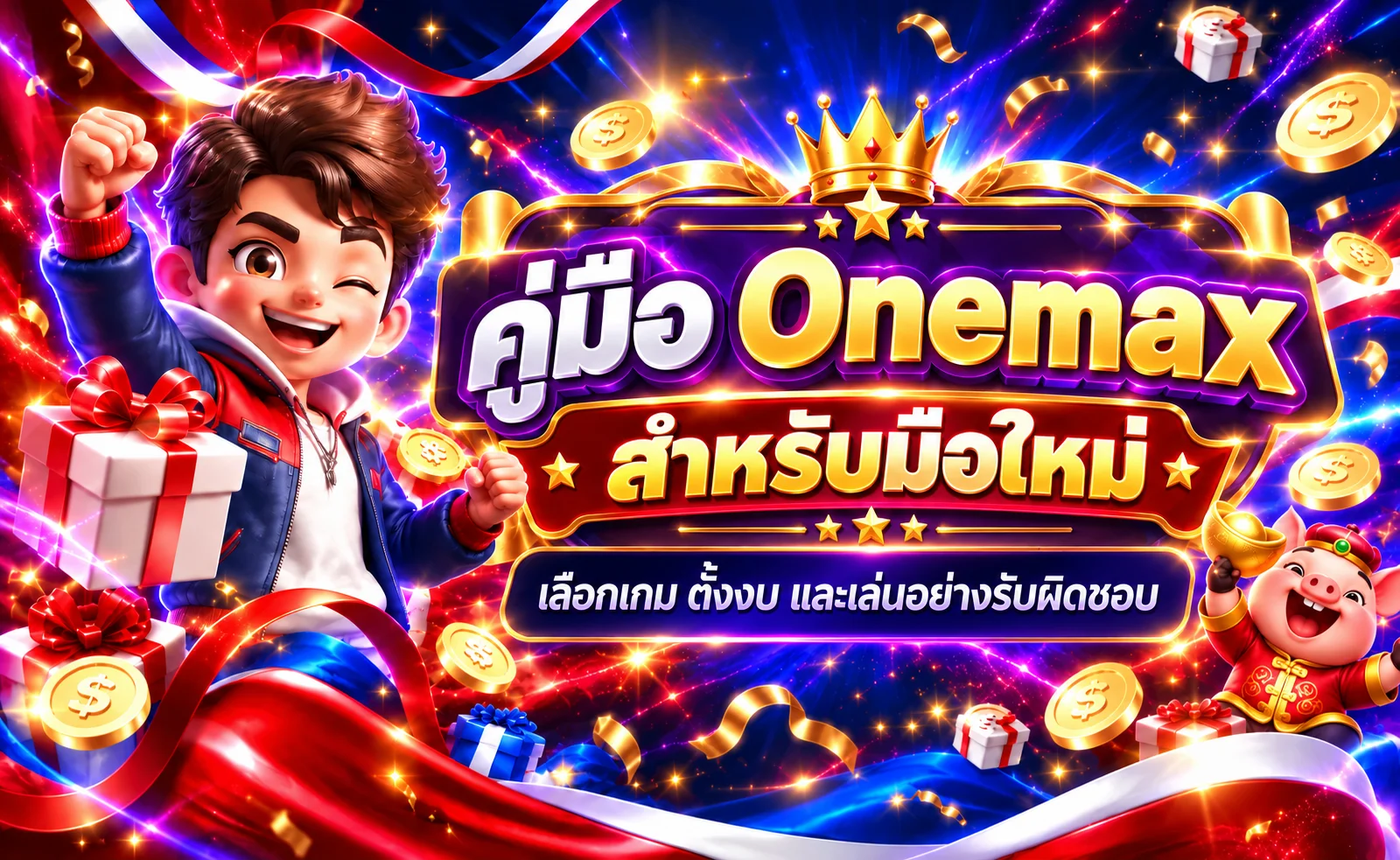 Onemax คู่มือมือใหม่ เลือกเกมและตั้งงบอย่างรับผิดชอบ